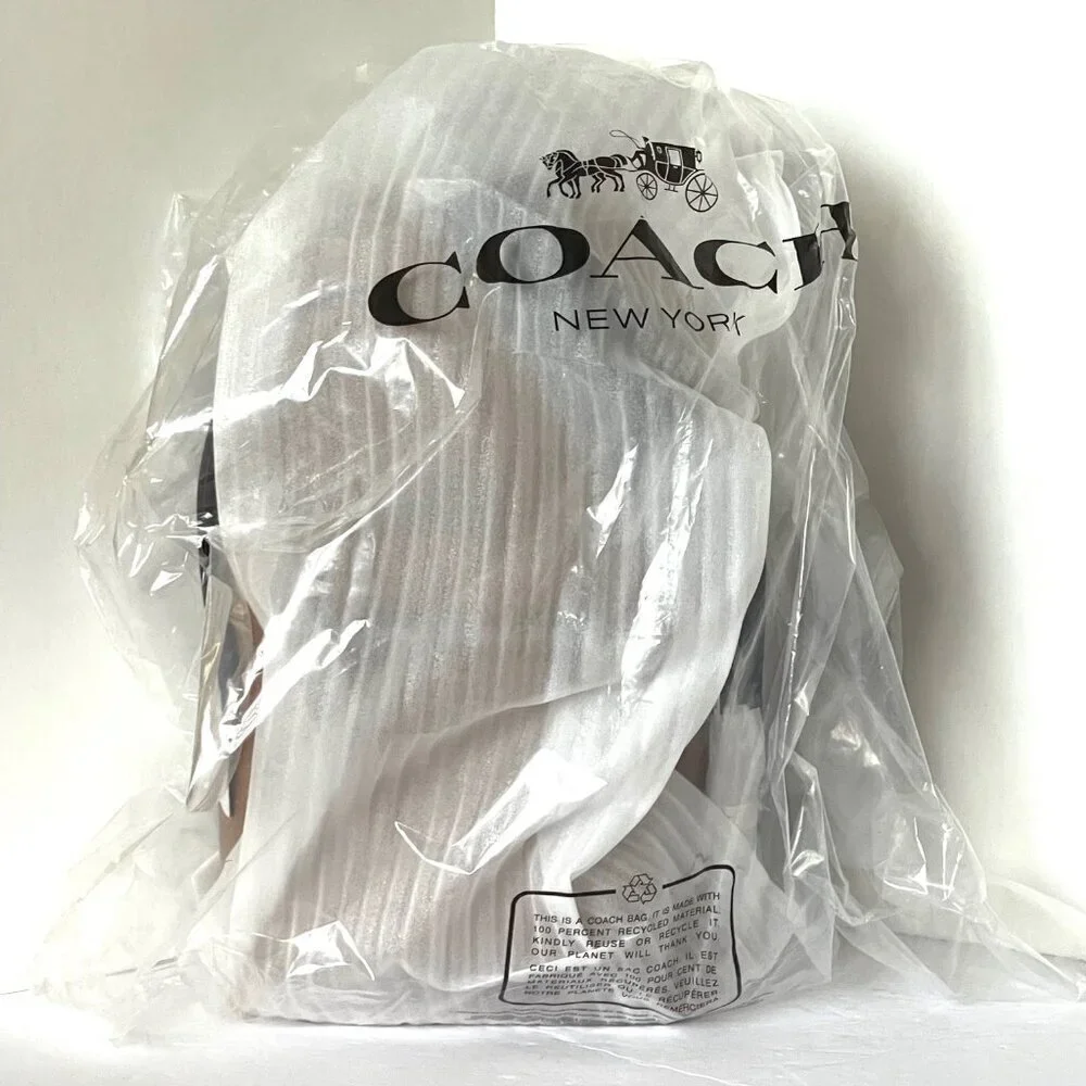 Coach West Pack Sling Bag 2540 Brown Pebble Leather Crossbody Backpack